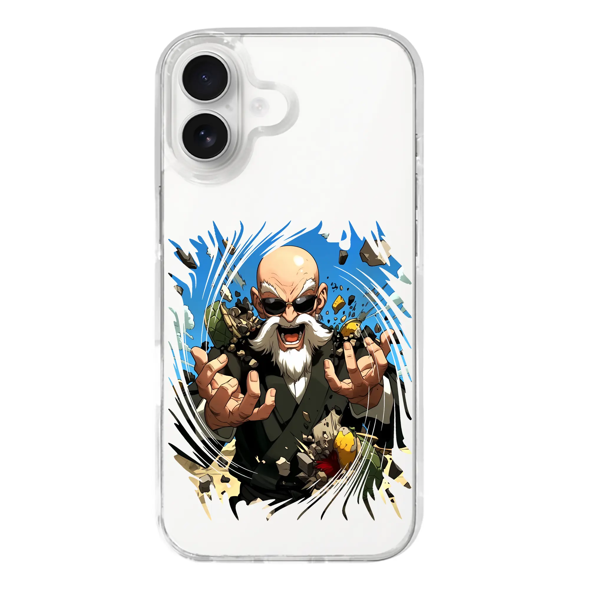 ドラゴンボール グッズ 亀仙人 - iPhone 17シリーズ 透明スマホケース – 薄型・耐衝撃・精密フィット保護カバー